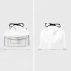 Sacs de rangement sac anti-poussière Faux daim Portable pochette transparente pour la maison 2023 étanche à l'humidité