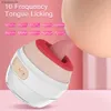 10 Speeds Tongue Licking Vibrator for Women Oral Nipple Clitoris Stimulator Silicone Vibrators Sex Toys Goods for Female Adults L230518