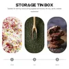 Storage Bottles Ceramic Cookie Jar Ginkgo Candy Loose Tea Canister Sealed 9.7X7X7CM Multi-function Container Jars Lids Ceramics