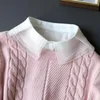 Vlinderdassen Linbaiway Vintage Dames Nep Kraag Shirt Afneembare Revers Blouse Halve Kragen Vrouwelijke Vrouw False