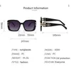 Tasarımcı Güneş Gözlüğü Moda Polarize Güneş Gözlüğü Kişilik UV Dirençli Erkekler Kadın Gogle Retro Kare Günlük Glass Sıradan Alışveriş Plaj Partisi Eglassları Kutu