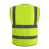 Designer Safety Reflective Vest PPE Breathable Work Wear Quick Dry Blue Hi Visibility