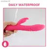 G-spot kanin dildo vibrator för kvinnor uppvärmning vibrerande vagina massager masturbator klitoris stimulator sex leksaker för vuxna 18 l230518