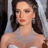 Bijoux de mariage ensembles de luxe Tazirn 5a Cubic Zirconia Arabe Dubai Set pour les femmes Prom Prom Anniversary 24pcs CZ ACCESSOIRES DE BRIDAL 230608