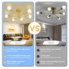 Kroonluchters Woonkamer Led Kroonluchter Verlichting Moderne Eetkamer Plafond Hanglamp Luxe Nordic Retro Home Decor Verlichtingsarmatuur