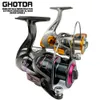 Baitcasting Reels GDA Fishing Reel Spinning 1000-7000 Series Metal Spool Spinning Wheel pour la pêche en mer Pêche à la carpe 230608