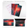 Huidbeschermers DIY zonsondergang zee laptop sticker laptop skin inch voor R230609