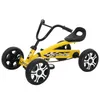 Nuovo Go Kart a 4 ruote per bambini più piccoli Go-Kart a pedali per bambini con ruote in EVA Sedile anteriore regolabile Cestino