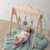 Играть в коврики 1pc baby mat nordic хлопковые листья листья одеяло мягкие коврики детские ползание мультфильм декоративная комната 230608