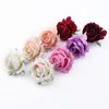 Dekorativa blommor kransar 100st julbröllop krans silk rosor huvud konstgjord grossist brudtillbehör clearance heminredning 230608