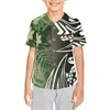 Chemises décontractées pour hommes Polynesian Tribal Samoan Totem Tattoo Samoa Prints Theme Party Hip Hop Baseball Jersey Tops à manches courtes pour anniversaire