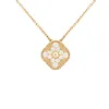 Nuova collana Love designer Collana serie Clover marchio di lusso argento 925 per creare alta qualità non sbiadisce non allergica