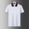 Italien Männer Polo Shirts Schlange Biene Stickerei Mode Casual High Street Kleidung Herren Hemd T-shirts Tops M-XXXL