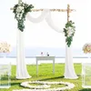 Decorative Flowers Artificial Wedding Arch Kit For Party Decorations Boho Dusty Rose Blue Eucalyptus Garland Drapes Welcome Sign