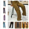 LU-001 Abiti da yoga Ritorno al passato Ancora traspirante Elastico Nero Grigio Abbigliamento da allenamento per palestra Corsa Pantaloni a gamba dritta Pantaloni con coulisse Pantaloni a gamba larga Pantaloni da jogging