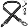 Colliers pour chiens Laisses Ceinture de sécurité Mise à jour 3in1 Ceintures de sécurité pour animaux de compagnie pour chiens Attache avec clip Crochet Ceinture de sécurité à l'élastique Mousqueton pivotant Z0609