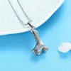 Pendant Necklaces Cremation Jewelry Roller Skate Urn Necklace For Ashes Holder Stainless Steel Keepsake Memorial