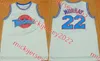 Maillot de basket-ball Lola Bunny Space Jam pour homme cousu # ! Taz # 22 Bill Murray # 1 Bugs Bunny Film Maillots S-3XL