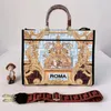 Projektant Sunshine Tote Shopping Torba Kobiety moda na rączka Crossbody Pasek na ramię plażę torebka Letter Rom Druku