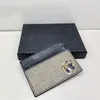 Luxury Designer Card Holder Mini Wallet Cardholder Mens Wallet Designers Kvinnor Plånbok High-End Luxurys Designers Plånbok med låda