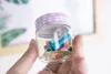 Storage Bottles 50ml Glass Screw Aluminum Cap Silicone Stopper Empty Jar Sealed Gift Liquid Jars 4 Color 24pcs