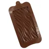 Molde de silicone para chocolate de onda completa, molde de renda para açúcar, faça você mesmo, ferramenta para bolo de waffle