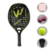 Raquettes de tennis 5 EN 1 3K Camewin 4006 Sac de raquette de plage rugueux en fibre de carbone Envoyer Premium Sweatband Plus Padel Sports Entertainment 230608