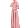 Vêtements ethniques Abaya Dubaï Turquie Muslim Fashion Fashion Hijab Dress Islam Caftan Marocain Robes Vestidos Robe Musulman