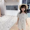 Family Matching Outfits Clothes Spring Summer Shirt Cute Dot Mother Daughter Soft Cotton Dres Long Dress Baby 230608