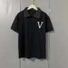 Polos masculinos Camisa de verão de algodão de alta qualidade, decote curto, polo masculino, tops, camisetas casuais, tamanho asiático M-3XL