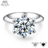 Pierścienie ślubne anujewel 1ct 2CT 3ct 5ct D. kolorowy pierścionek zaręczynowy dla kobiet 925 srebrny srebrny hurt 230608