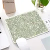 Mouse pads pulso pequeno mouse pad verde bonito flor gato e coelho teclado mesa deskpads