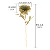 Decorative Flowers & Wreaths Zerolife Artificial Flower 1Pc Large Head 38cm Dahlia Bouquet For Wedding Decorations Fake Plant Home WED DECOR