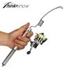 Rod Reel Combo Portable Pocket Telescopic Spinning Mini Fishing Carpe With for Outdoor River Lake Accessories surfcasting 230609