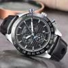Armbanduhren PRS516 Original Markenuhren für Herren Klassische Multifunktions-Vollstahl-Quarzuhr Luxus-Chronograph Automatisches Datum