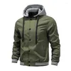 Heren Jassen Hoodie Casual Bomberjack Man Mode Rits Sport Zak Vintage Stand Kraag Vest Baseball Jas College Lente Herfst