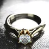 Eheringe 18K Multi Gold Ring für Frauen Natürlicher 1 Karat Diamant mit Schmuck Anillos De Bizuteria Mujer Edelsteinbox 230609