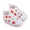 First Walkers 1 أزواج Lytwtw's Spring Autumn Autumn Cartoon Strawberry Ice Cream Matach Sports Baby Baby Toddler Shoes Soft Sole Baby First Walkers 230608