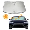 New For Tesla Model 3 Y X S Car Front Windshield Sunscreen Window Sunscreen Visor Sun Shade Blocks UV Rays Protection Parasol Coche