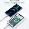 Voor Iphone 10000 mAh Power Banks Draagbare Magnetische Draadloze Externe Reserve Batterij Snel Opladen Case Geschikt Serie