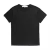 23 Summer Designer T-shirts Small Black Heart 2 Eyes Pattern T Shirt New Casual Fashion Brand Embroidery Love Hearts Pure Cotton Short Sleeve Tees for Men Women