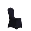 Stol täcker Lychee Stretch Cover Solid Universal Elastic Dining Seat Wedding El Party Meeting Coverschair