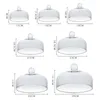 Dinnerware Sets Glass Dome Cover Transparent Cake For Keeping Flies Bugs Ants