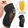 Equipo de protección para patines WEST BIKING Rodilleras Protector de ciclismo con caucho de PU Relleno físico Correr Baloncesto Seguridad deportiva Soporte para tendones 230608