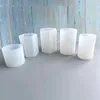 Свечи 3D Цилиндр в форме свечи Силиконовая плесень DIY Cented Candle Soap Plom