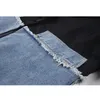 Kvinnors kostymer blazers streetwear koreanska mode kvinnors lapptäcke denim blazer kappa känsla av design baggy senior kvinnliga toppar svarta jackor outwear 230609