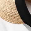 Wide Brim Hats Bucket 2023 Real Raffia Panama Straw Empty Top Unisex Summer Hat Sun Protection Outdoor Idyllic Style Vacation Beach Cap 230608