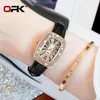 Wristwatches OPK Brand Watch Manufacturers Wholesale -selling Diamond Inlaid Elegant Quartz Watches For Women's