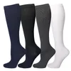 Femmes chaussettes bonneterie unisexe 4 paires en plein air veau Compression multicolore sport hiver bas pour et hommes