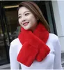 Scarves Korean Style Fashion Warm Neck Brace Fake Collar Double Sided Imitation Fur Fluffy Thicken Travel Women's Scarf A27